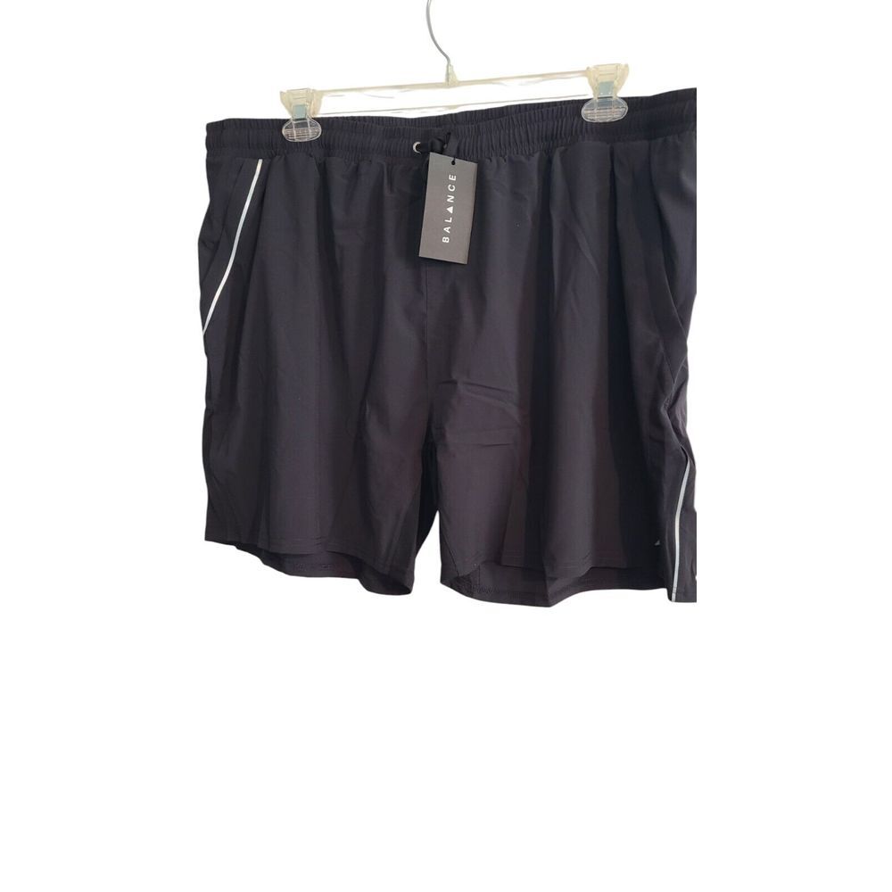 NWT Balance Collection‎ shorts Black size 4XL Zippered pockets